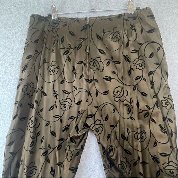 Vintage Streetwear Velvet Y2K Satin Pants Made in USA Size 13 - Picture 4 of 13